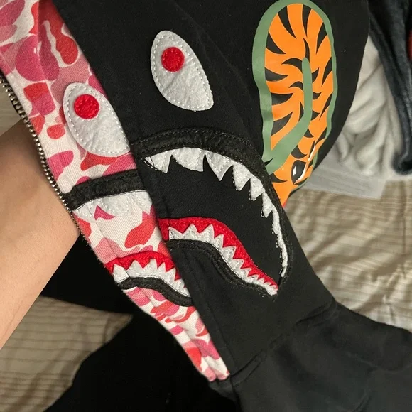 Bape Black Shark Hoodie